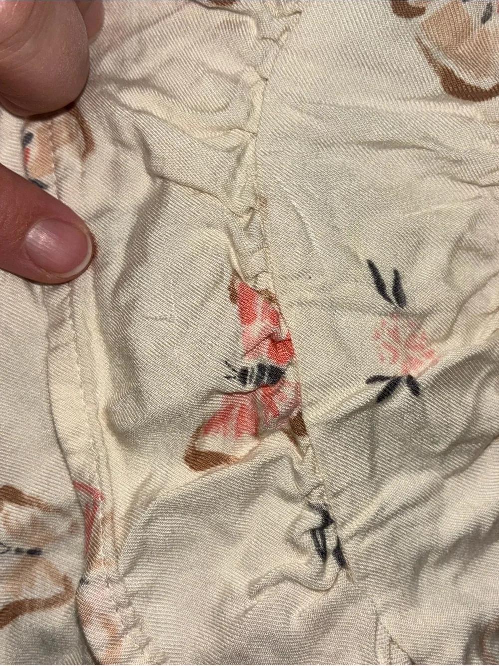 Carter's Pink Heart Tee with White Floral Ruffle Shorts